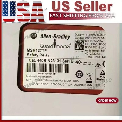 New 440R-N23131 AB 440R Single Function Safety Relays MSR127TP US Free Tax