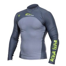Aqua Lung Sport UPF 50 Men's Blue Lightweight Swimming Rashguard - MEDIUM