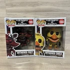 Funko! Pop Games Five Nights At Freddy's Withered Fox 1085 & Withered Chica 1084