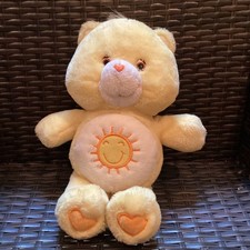 Care Bears Vintage 2002 Funshine Bear Plush Yellow Sun