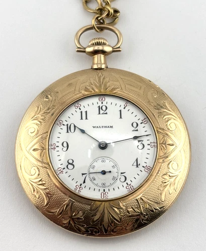 Waltham 1912 Antique Mechanical Pendant Watch  7J  3/0s   18597393 WORKS!