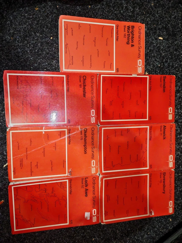 1960'S/70'S Ordinance Survey Maps Bundle Job Lot X7(sh02) - Image 1 of 1