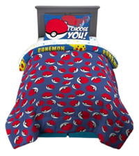 Pikachu "I Choose You" Kids Reversible Bed Set-W83776599496