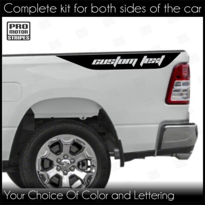 #ad Universal Side Bed or Door Accent Decals For Truck or SUV Stripes Choose Color $29.40