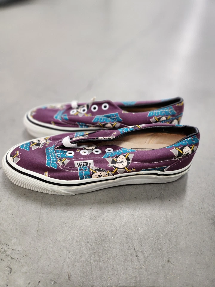 Zapatos de Lona Vintage Hechos en Estados Unidos VANS Auténticos ERA Mighty Ducks 6.5 EE. UU. De Colección Foto 4 de 4