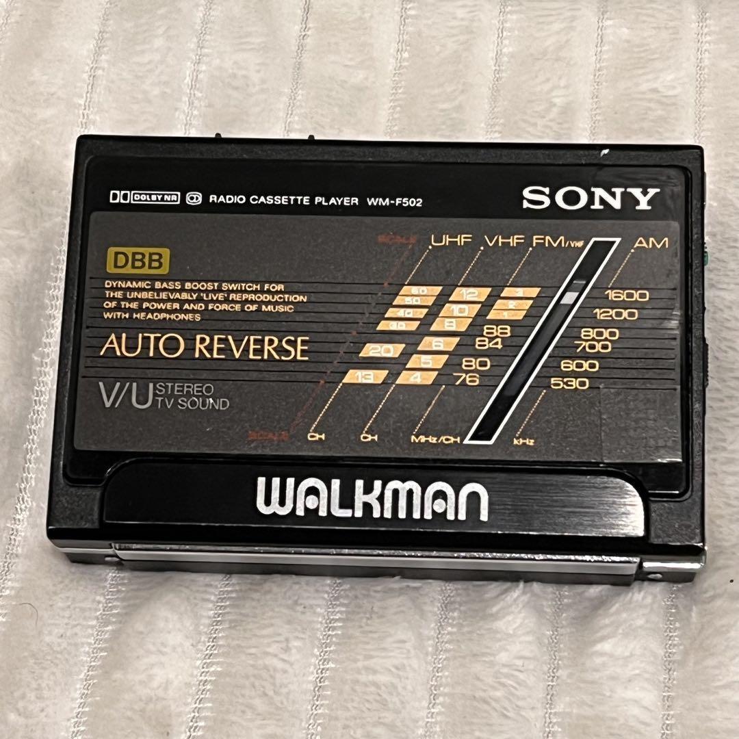 SONY WALKMAN WM-F502 Portable Cassette Player FM AM Radio