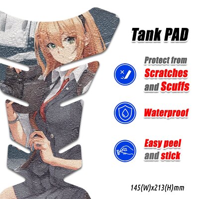 Non-slip Grip Tank Pad Protector Universal For Motorcycle TP101 #3601845