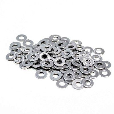 #ad US Stock 100pcs M2 2mm x 5mm x 0.5mm Metric Flat Washer Washers Zinc Plated $11.69