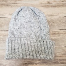 Zara Accessories Knit Cap Beanie Hat Gray Cuff OS