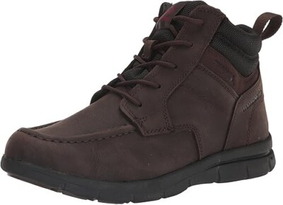 Wolverine Men s Karlin Moc Toe Mid Fashion Boot, Brown, 8