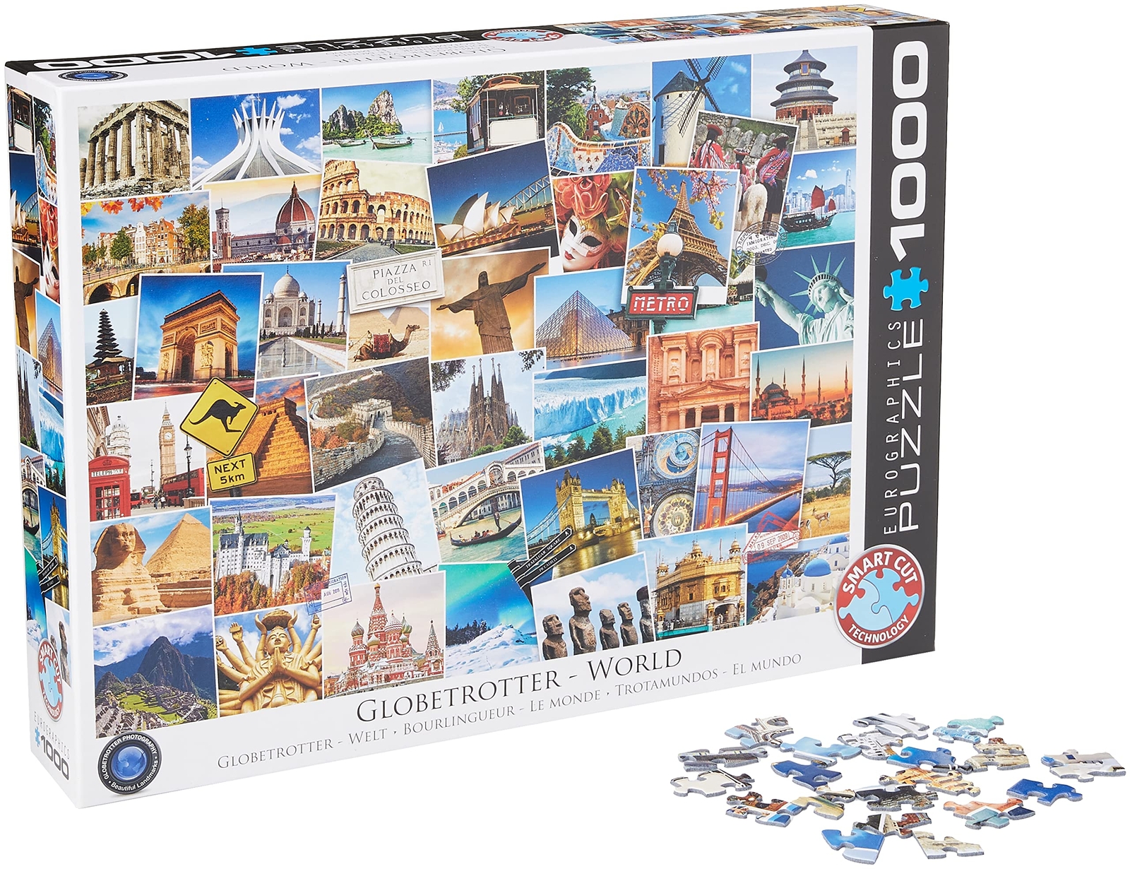 EuroGraphics World Globetrotter Jigsaw Puzzle (1000 Piece)