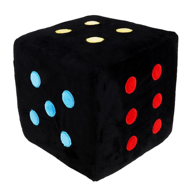 20cm Large Plush Dice Kids Stuffed Toy Pillow Decoration for Children Gift D eBay
