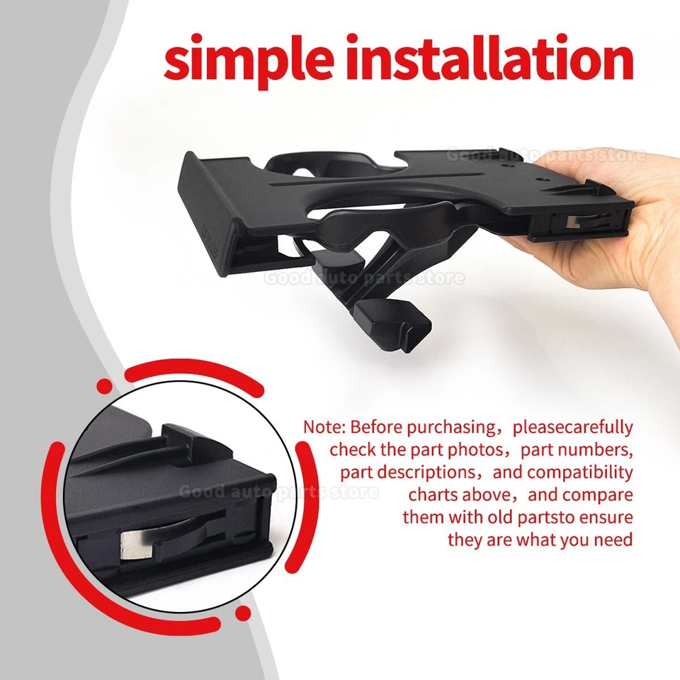 Porta-copo retrátil compatível com 1996 1997 1998 1999 Toyota 4Runner 55620-35050 - Imagem 2 de 4