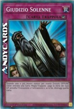 GIUDIZIO SOLENNE (Solemn Judgment) • Rara Collector • MAZE IT063 • 1Ed • Yugioh!