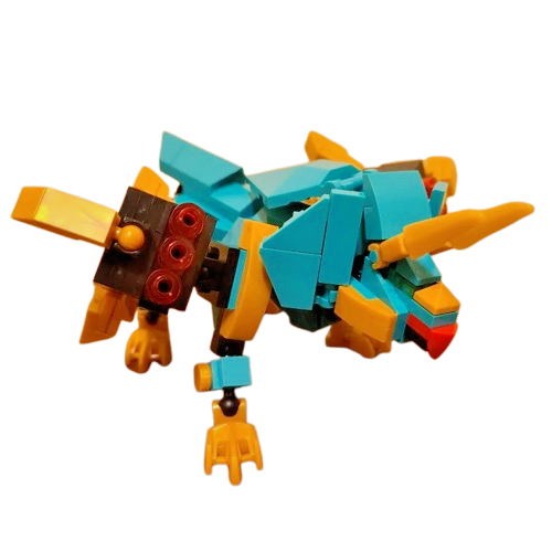 4in1 Transforming Robot Mecha Building Blocks Set (Dinosaur World Mecha) 842 Pcs - Picture 10 of 15