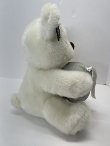 Vintage Applause 1987 Hershey Kiss White Teddy Bear 10" Stuffed Plush Toy - Picture 4 of 14