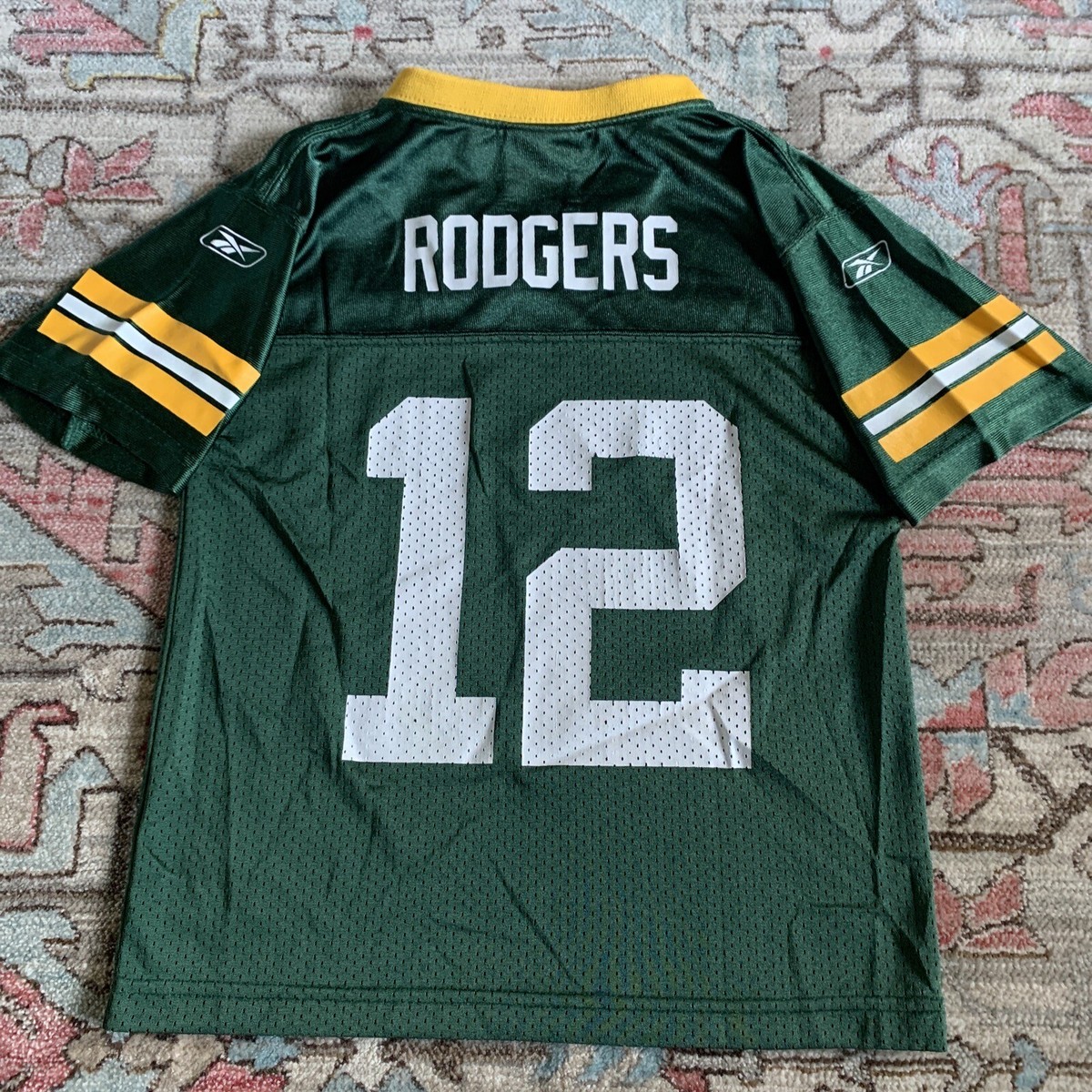 Green Bay Packers Rodgers 12 ジャージ S 12 Aaron Rodgers Nike Youth Home Game Jersey