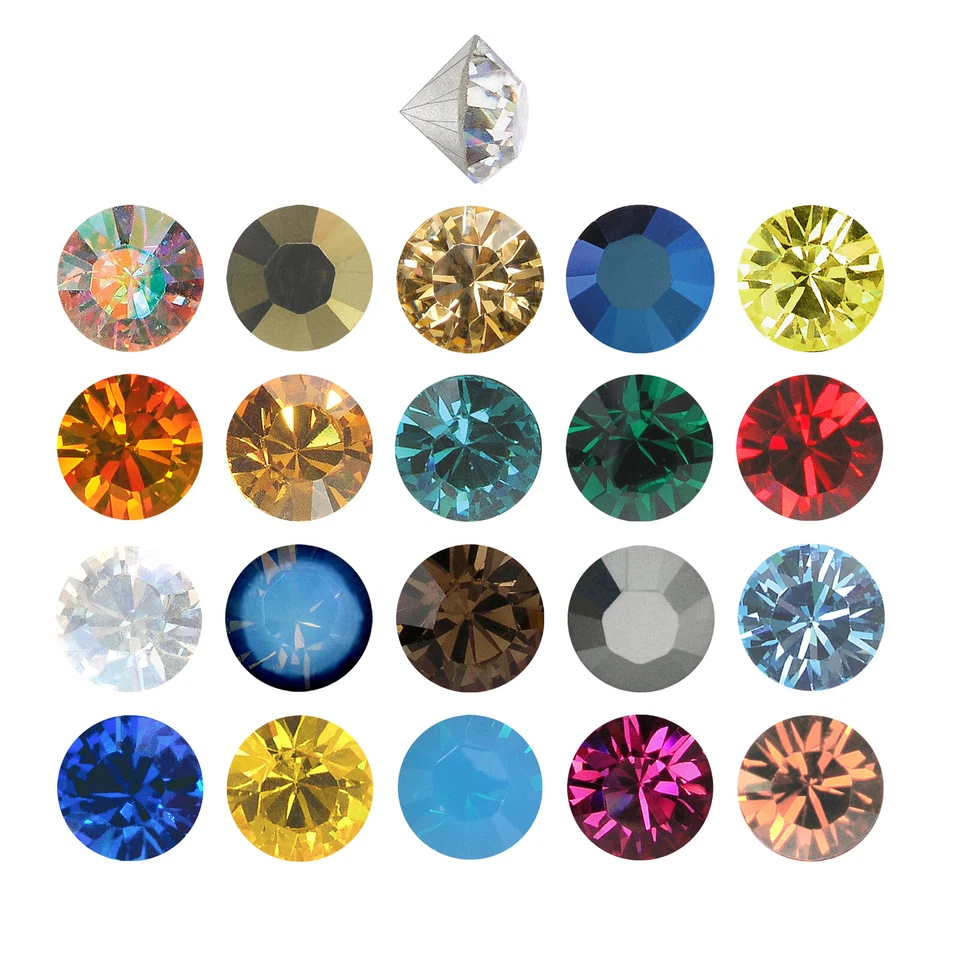 8mm Swarovski Chaton Kristalle SS39 - 1028 / 1088 , mit Preis- Mengenstaffel - Bild 1 von 1
