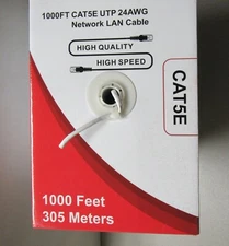 1000' CAT5e Telephone Wire UL CCA for M&S DMC1 Intercom