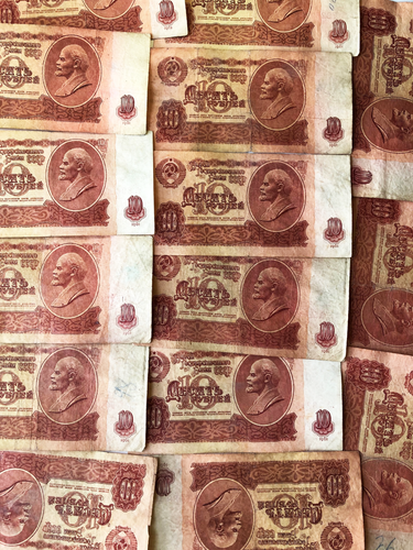 Jugoslawien 500 Milliarden Dinara & 1961 UdSSR CCCP russische 10 Rubel Banknoten Scheine - Bild 10 von 11