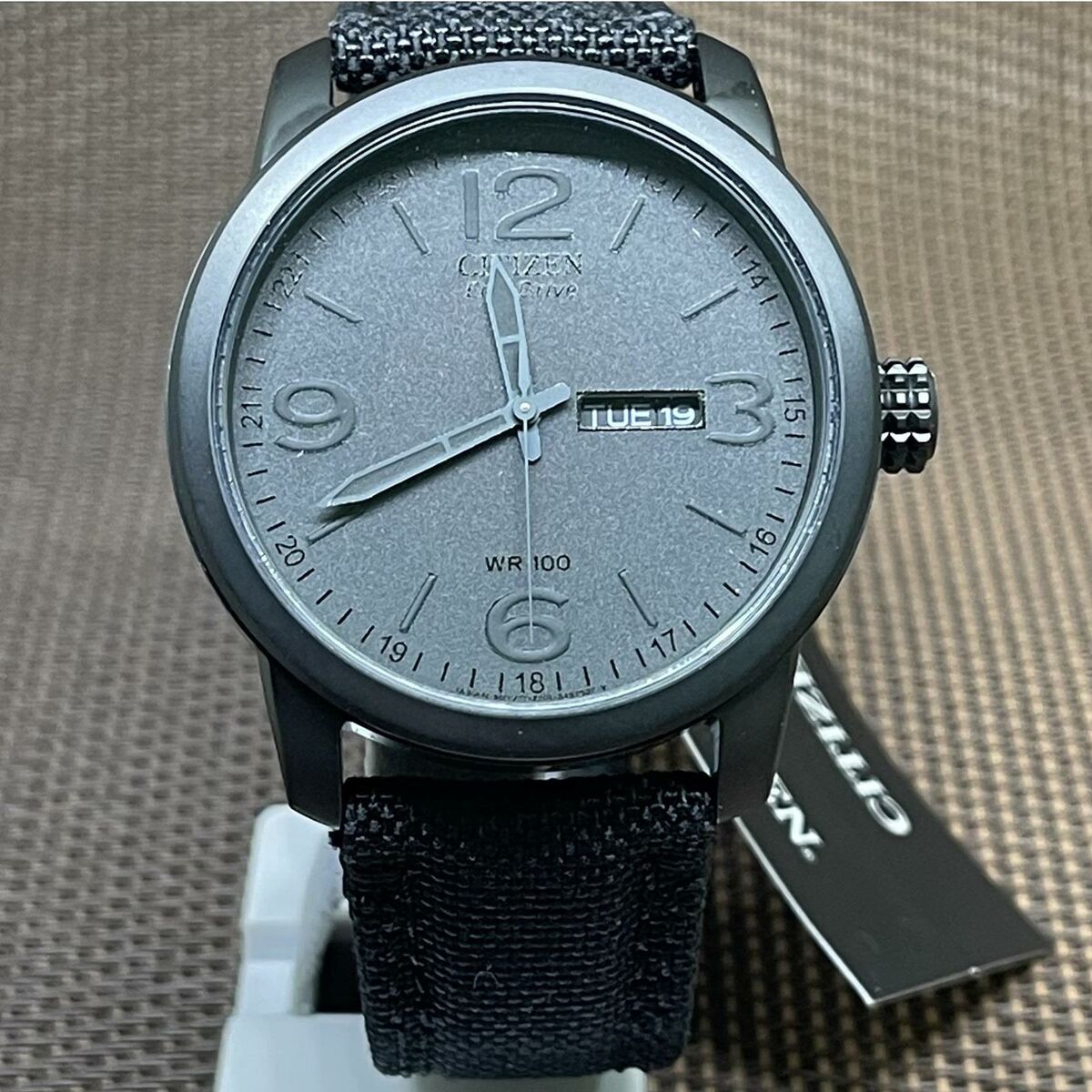 Citizen BM8475-00F Eco-Drive Military Black Dial Day Date Citizen BM8475-00F Eco-Drive Military Black Dial Day Date