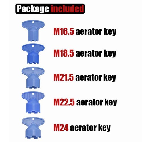 5Pcs Plastic Cache Sink Water Faucet Aerator Key Removal Wrench Repair Tool` - Picture 12 of 24