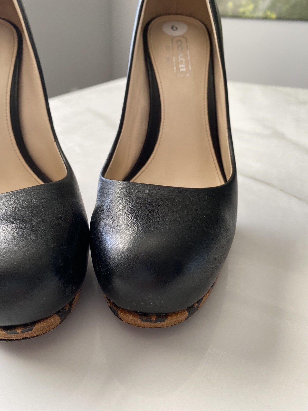 Coach pumps heels Alexa Signature Monogram Platform… Gem