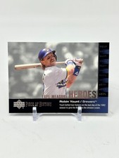 2002 Upper Deck Baseball Robin Yount Tape Measure Heroes Card #TM24