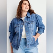 Women's Denim Jacket Cinched Waist- Future Collective With Gabriella 2x