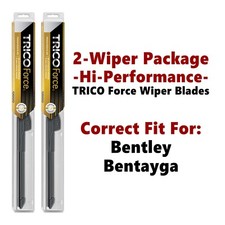 Hi-Performance 2-pk Wipers fits 2017+ Bentley Bentayga - 25260/200