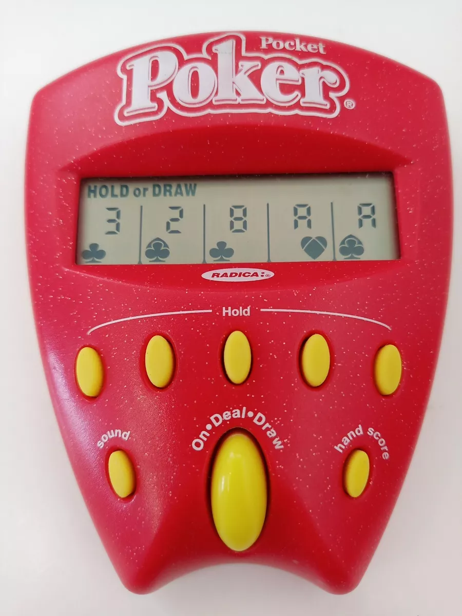 Radica Pocket Poker 2002 Handheld Game Tested Working eBay