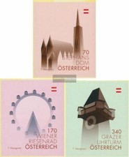 &Ouml;sterreich 3124-3126 (kompl.Ausg.) postfrisch 2014 Wahrzeichen