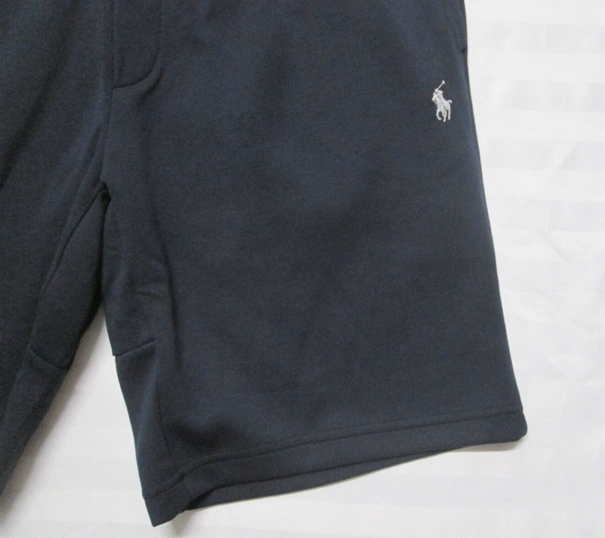POLO RALPH LAUREN Men's Navy Cotton-Blend Double Knit Sweat
