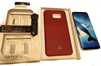 New Evutec Karbon S Series Made with Kevlar Case RED Samsung Galaxy S5 NWT $29