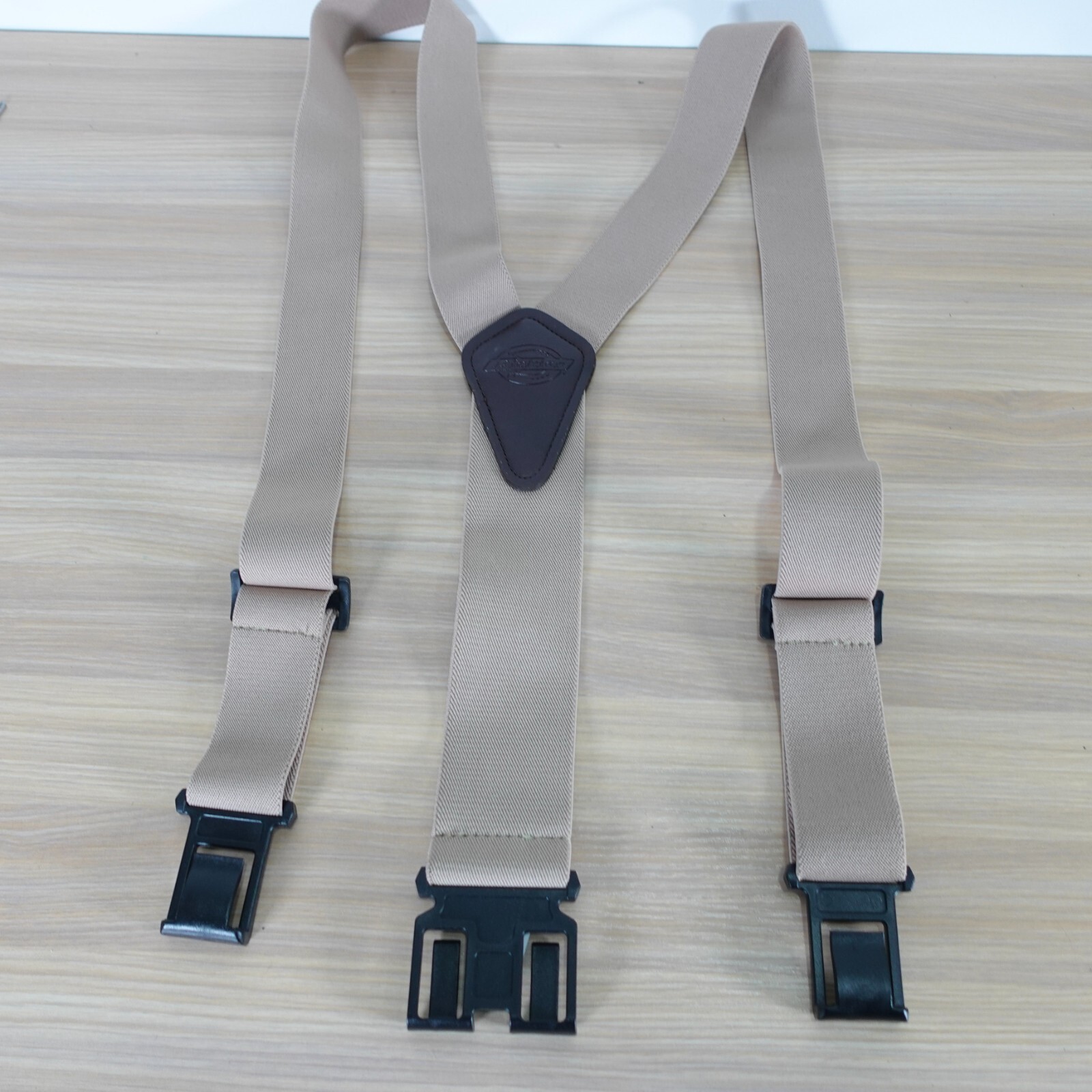 Dickies Suspender Mens Beige Y Back Belt Clip Brace Adjustable Strap ...