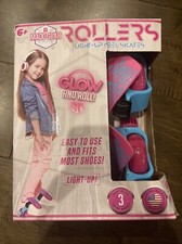 Madd Gear Rollers Light-up Heel Skates Brand New Glow Roll 6 Max. Weight110