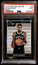 2019-20 Panini One and One Base Green 3/5 Kevin Durant #62 PSA 9 R6220J