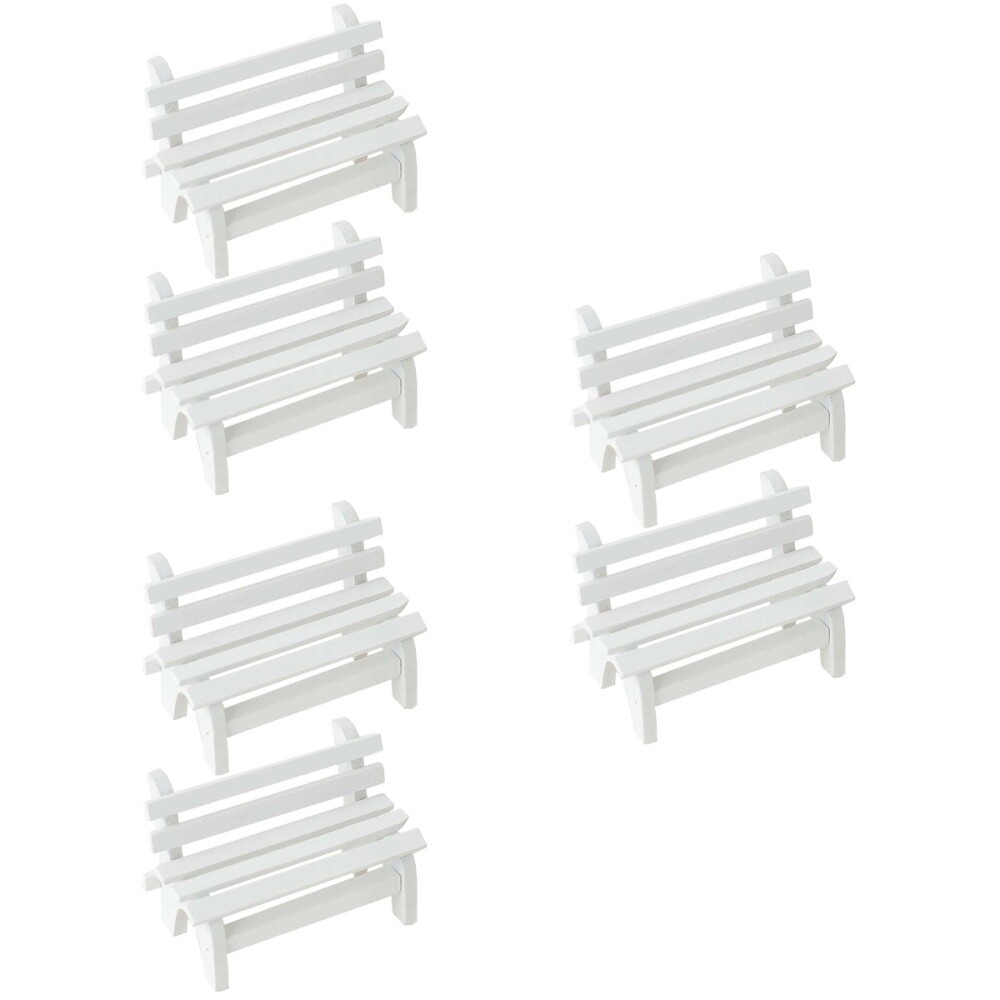 Set of 3 Doll House DIY Toy Small White Chair Furniture Recognition eBay