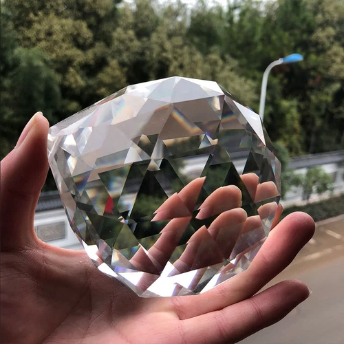 100MM CRYSTAL Prism Ball Chandelier Hanging Pendant Window Decor SUNCATCHER Y3 - Picture 4 of 5