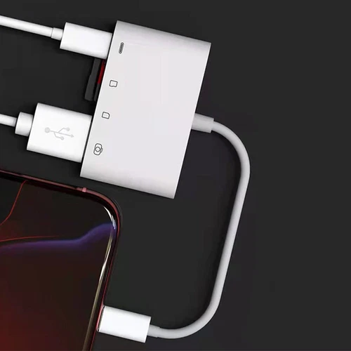 4in1 USB to Card Reader Adapter USB Camera Micro SD Memory Slot for iPhone iPad - Picture 12 of 12