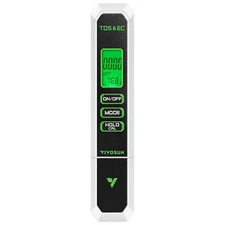 VIVOSUN TDS Meter, 3 in 1 TDS, EC & Temperature Meter,O/DI System, Swimming Pool