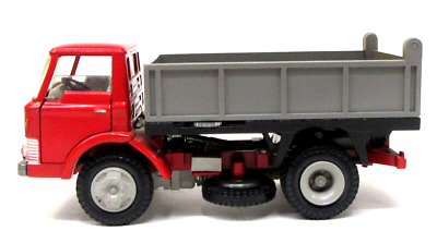 Tekno FORD D-800 DUMP TRUCK red/gray 1/43 diecast near mint | eBay