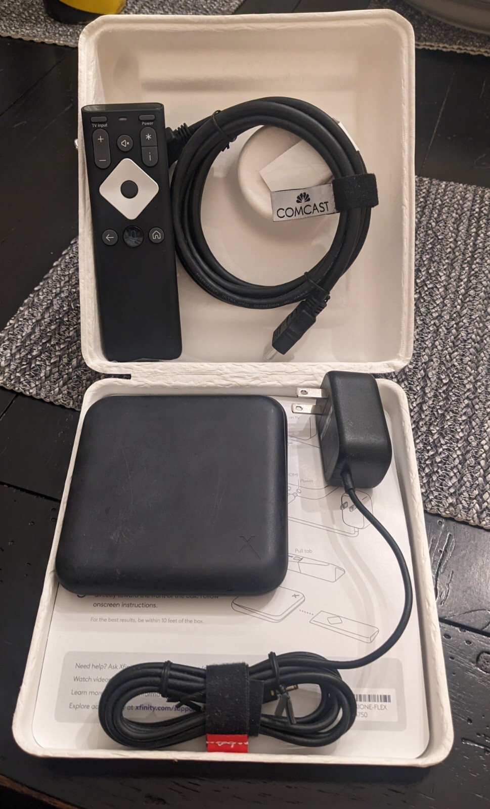 Comcast Xfinity XiOneSC (A) Flex TV Streaming Box 4K with HDMI Cable