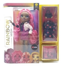 Rainbow High Series 3 "DARIA ROSELYN" Fashion Doll Pink Hair Music Focus NEW