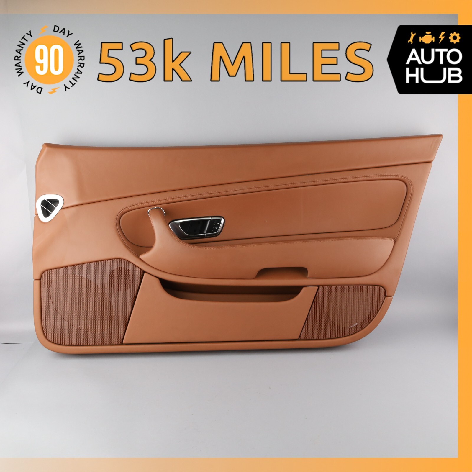 03-10 Bentley Continental GT Right Side Interior Door Panel Brown OEM 53k