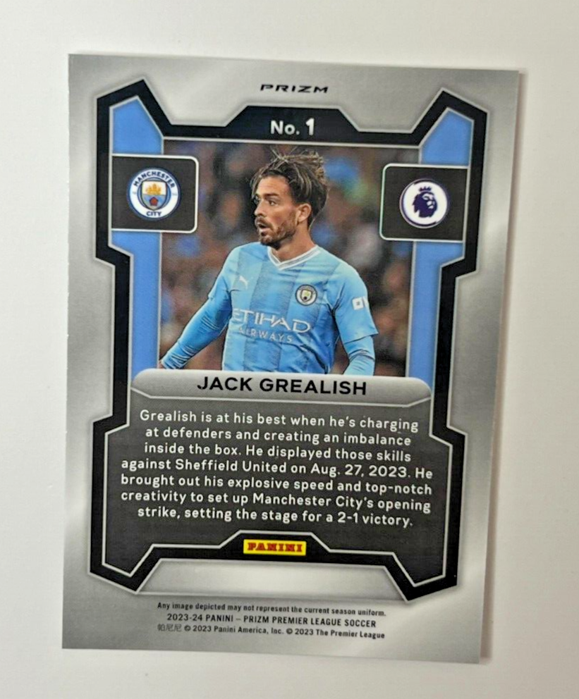 2023-24 Premier League Breakaway JACK GREALISH Silver Prizm #1