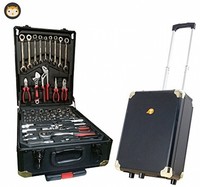 286 Pcs Tool Chest Trolley With Luggage Case On Wheels, Ergonomically Organized 286 Pcs Tool Chest Trolley With Luggage Case On Wheels, Ergonomically Organized