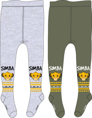 Disney König der Löwen Strumpfhose Simba grau grün 98/104 110/116 122/128