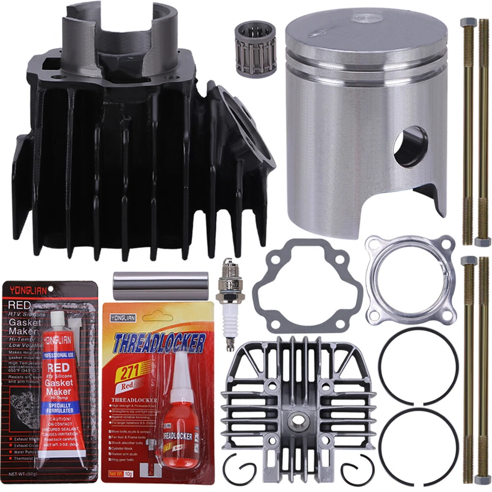 Kit de extremidade superior de anéis de pistão junta de cilindro bicicleta 1983-2006 para Yamaha PW 80 PW80 - Imagem 3 de 4