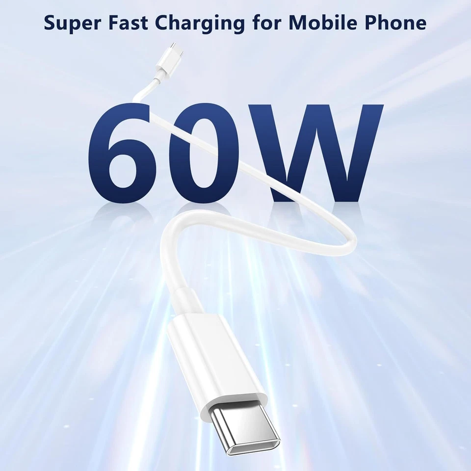 Fast Car Charger PD 38W For iPhone 15 16 Pro Max 16 Plus Dual USB-C Type C Cable - Image 3 of 4